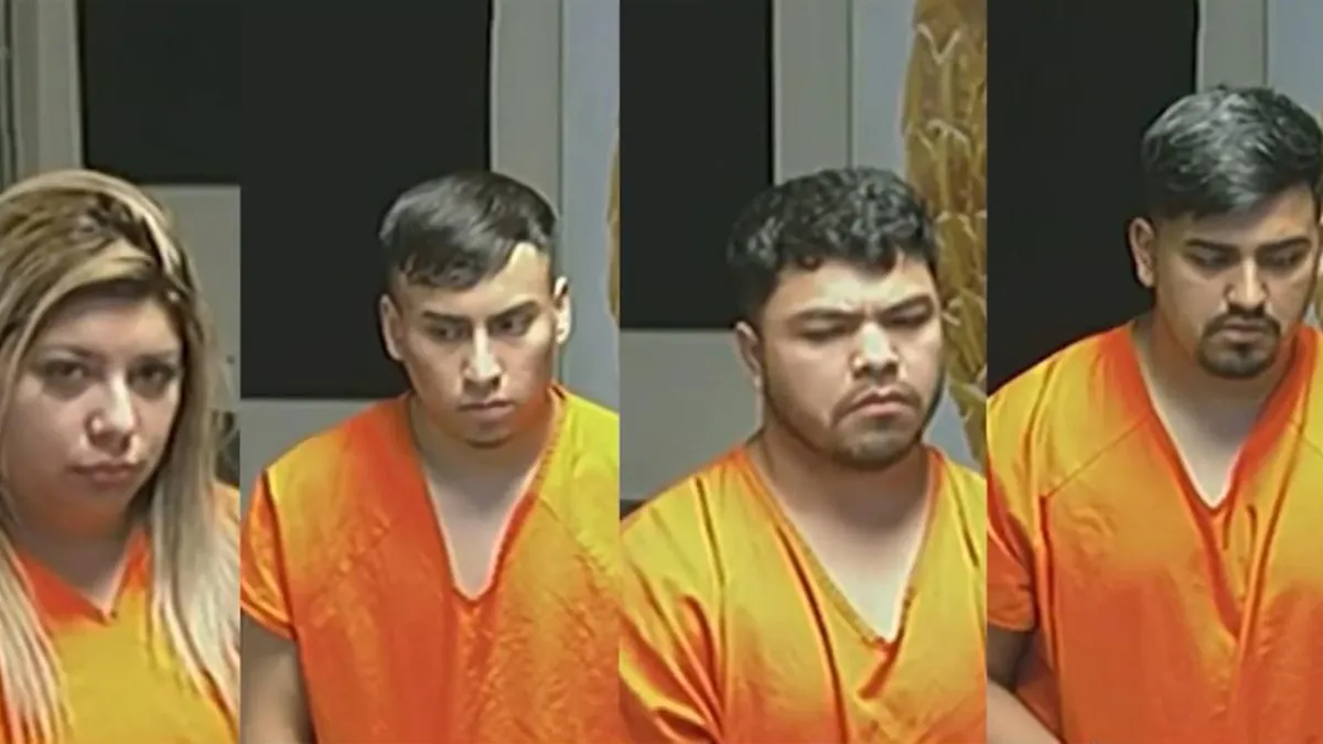 Cuatro delincuentes chilenos arrestados tras violento robo en un mall de Miami.