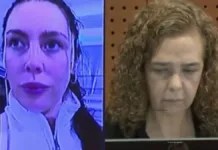 La jueza desafía a Daniela Aránguiz en la audiencia con Juan David Rodríguez.
