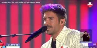 Pablo Alborán enfrenta un contratiempo en Teletón 2025; Karen y Pancho lo ayudan.