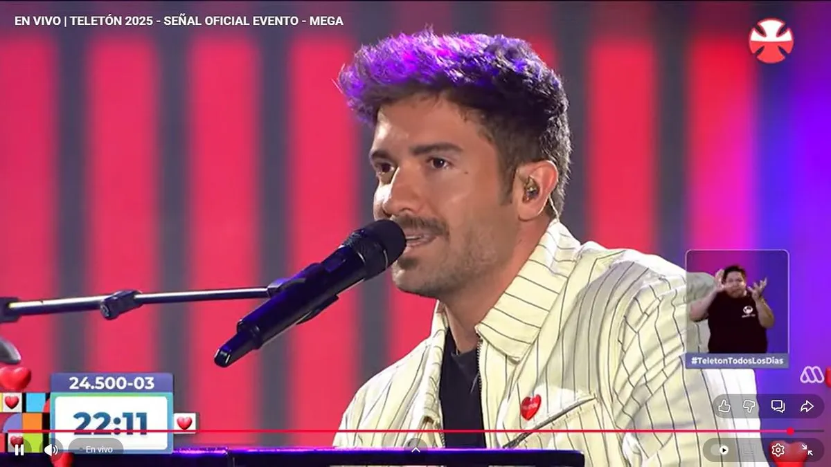 Pablo Alborán brilla en Teletón 2025 a pesar de problemas con su piano: “Chile, sois un ejemplo para el mundo”