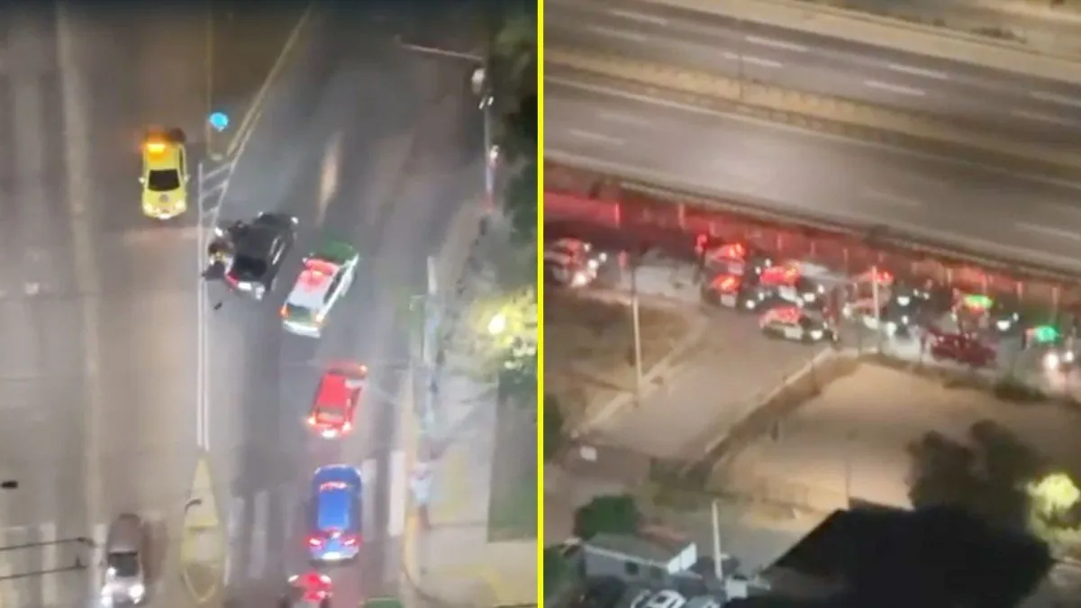 Carabineros detiene a dos hombres tras persecución y recupera vehículos robados en Huechuraba