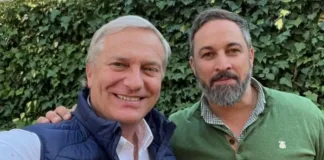 El líder de VOX celebra los resultados de Kast como un triunfo para la derecha.