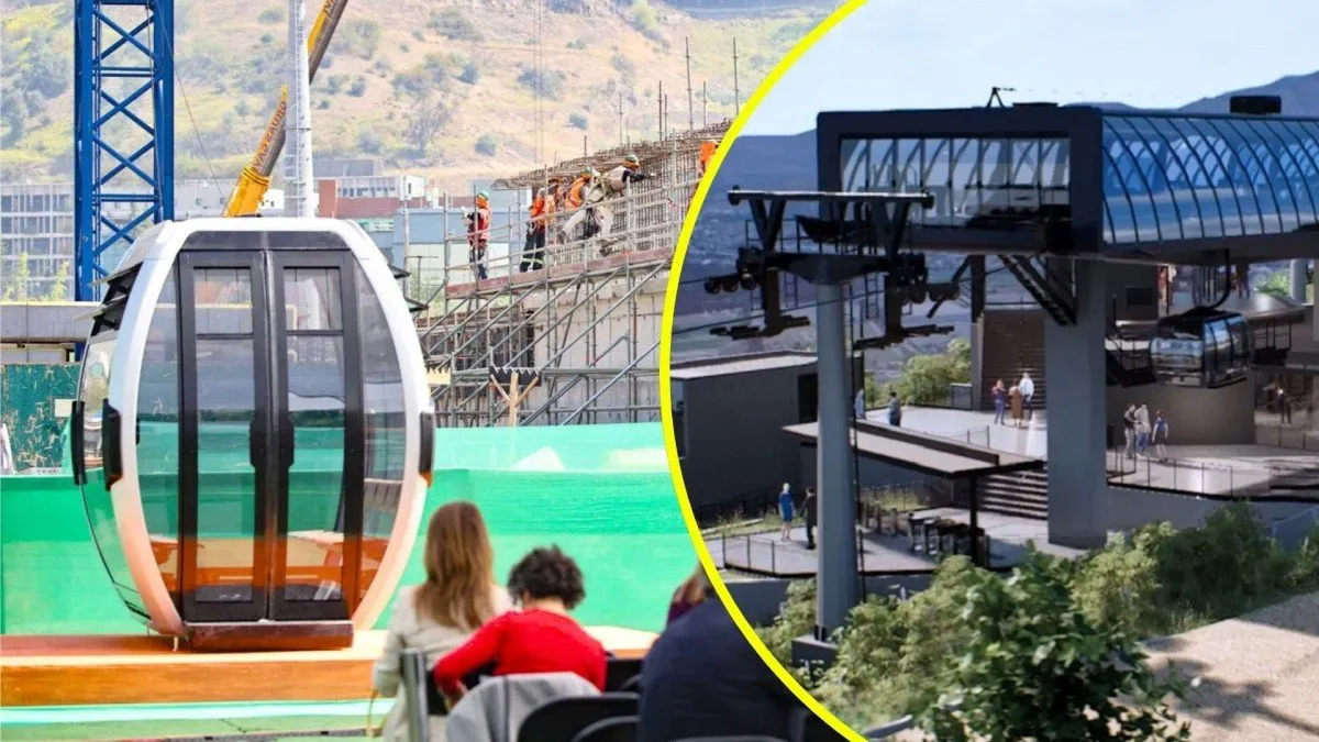 Error técnico retrasa avance del Teleférico Bicentenario en Huechuraba tras demolición de pilar