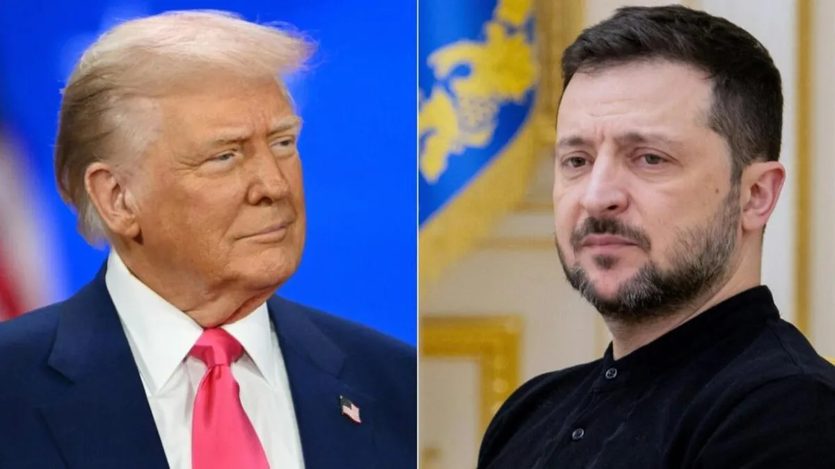 Zelenski agradece a EEUU tras las acusaciones de ingratitud de Trump.