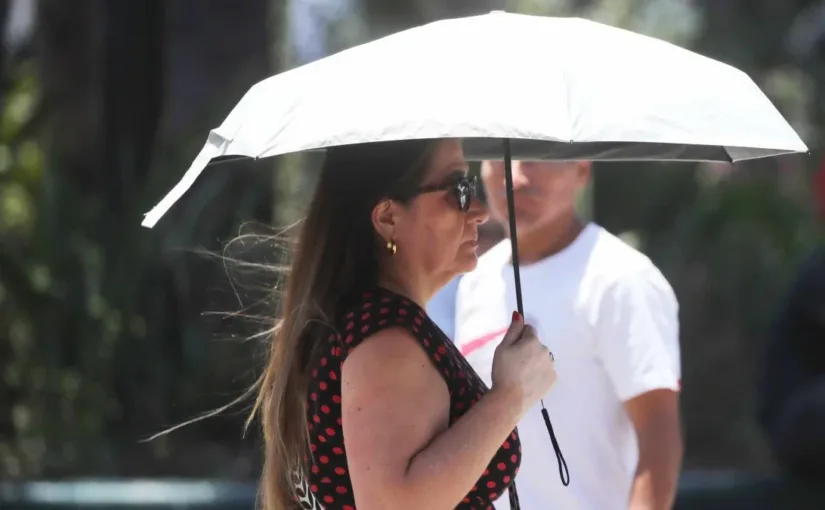 De la lluvia a 34°C: Alerta de calor en 4 regiones de la zona central de Chile.