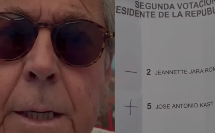 Emeterio Ureta genera controversia al grabar su voto por José Antonio Kast y enfrenta críticas por violar el secreto electoral