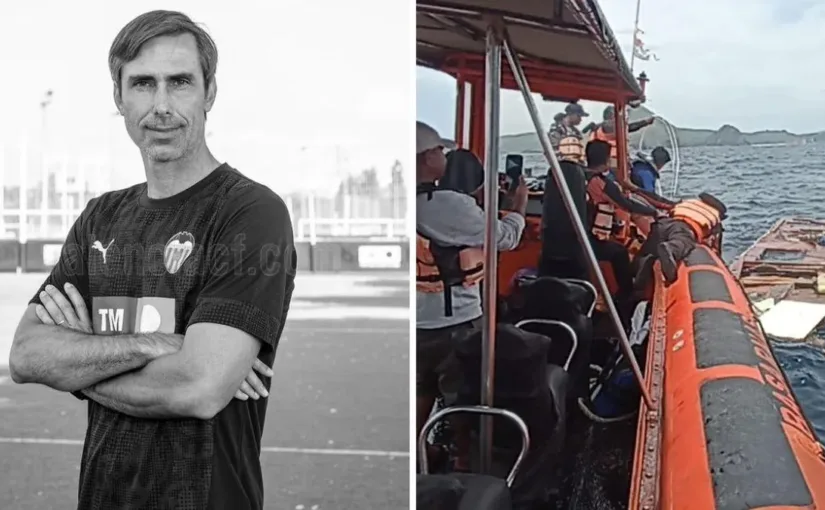 Tragedia en Indonesia: entrenador del Valencia CF femenino y sus tres hijos pierden la vida en naufragio