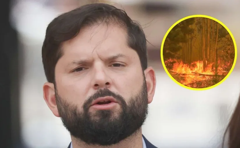 Boric insta a la responsabilidad para evitar incendios forestales y sus trágicas consecuencias.