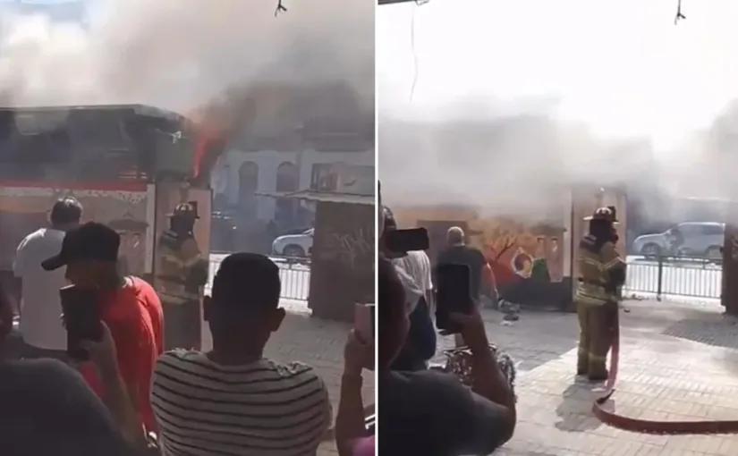 Incendio en Metro de Santiago: acceso oriente de estación Patronato cerrado mientras se restablece el servicio habitual