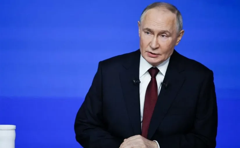 Putin destaca avances en Ucrania y amenaza a Europa por activos congelados en su conferencia anual de prensa