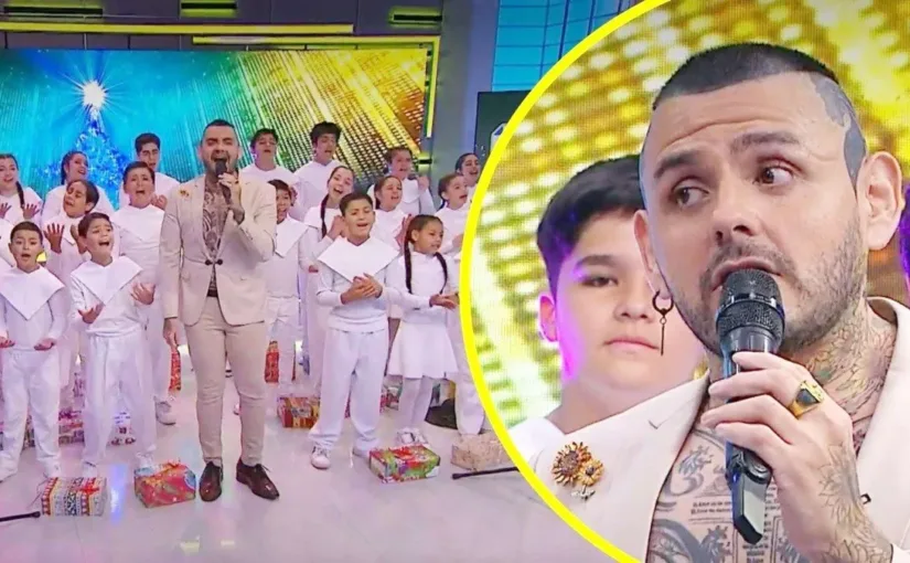Sergio Jarlaz regresa a la pantalla con un emotivo coro infantil en Mucho Gusto.