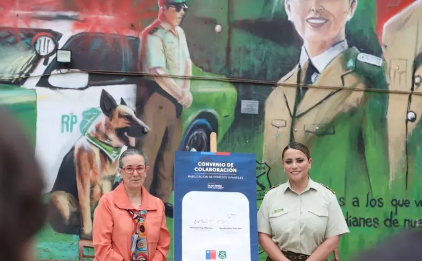 Autoridades lanzan el plan 'Espacios Infantiles de Buen Trato' en la 48ª Comisaría.