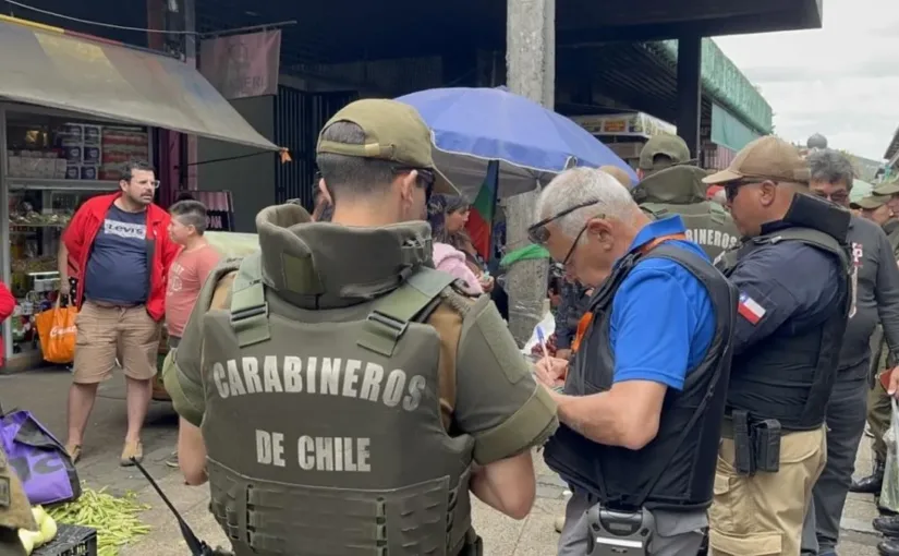 Infracciones en Feria Pinto: Temuco combate el comercio ilegal en espacios públicos.