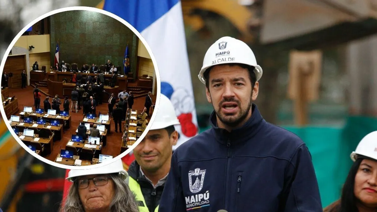 Alcalde de Maipú critica a diputados por ausencia en votación de ley de seguridad municipal