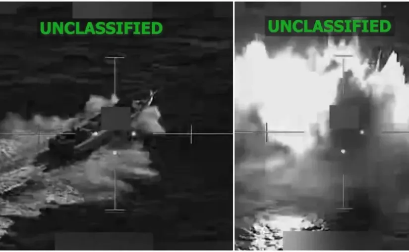 EEUU destruye lancha en el Pacífico