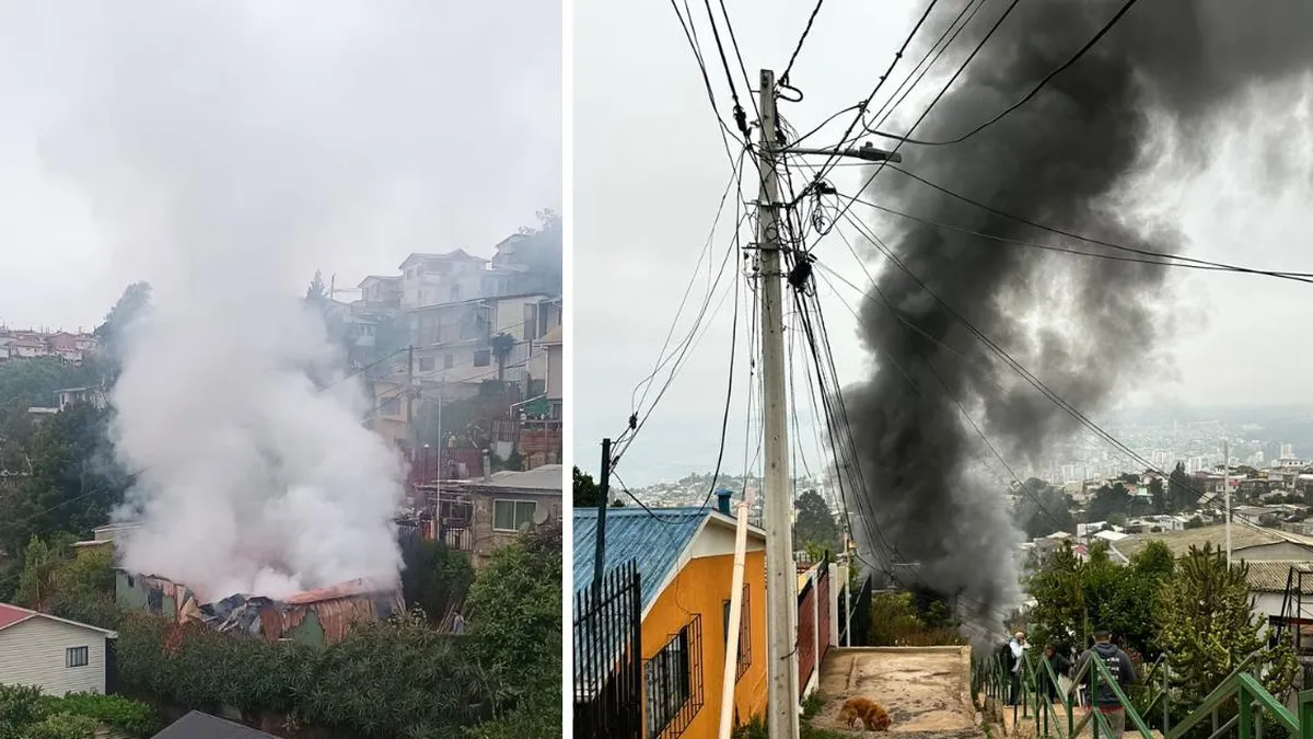 Incendio devastador en Viña del Mar deja una víctima fatal y múltiples daños.