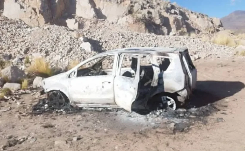 Cuerpos calcinados en Challapata: Fiscalía investiga posible ajuste de cuentas.