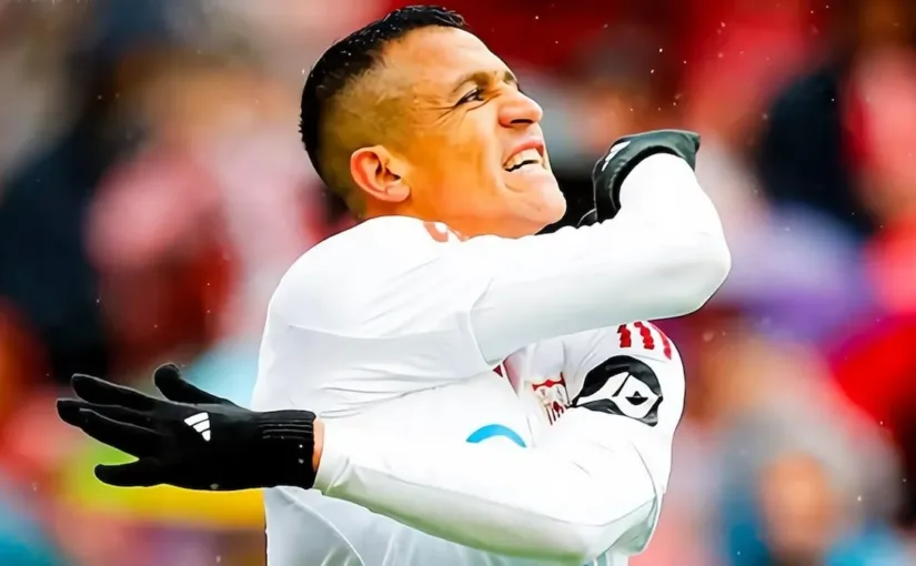 Alexis Sánchez se pierde otro partido crucial por lesión y deja al Sevilla en una situación crítica en La Liga