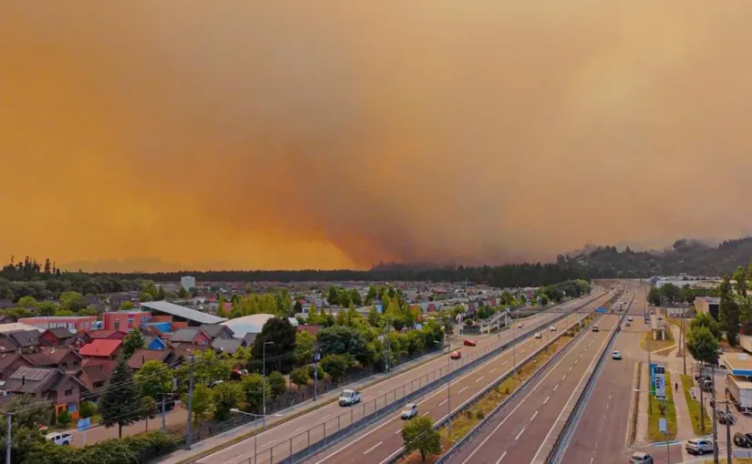 Toque de queda en Biobío por incendios; Ñuble queda exenta