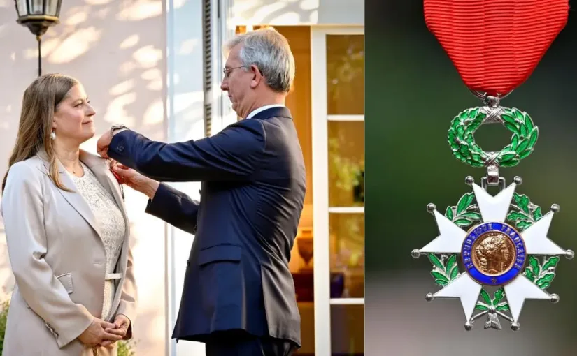 Carmen Gloria Larenas recibe la Legión de Honor por su labor cultural y puentes artísticos.