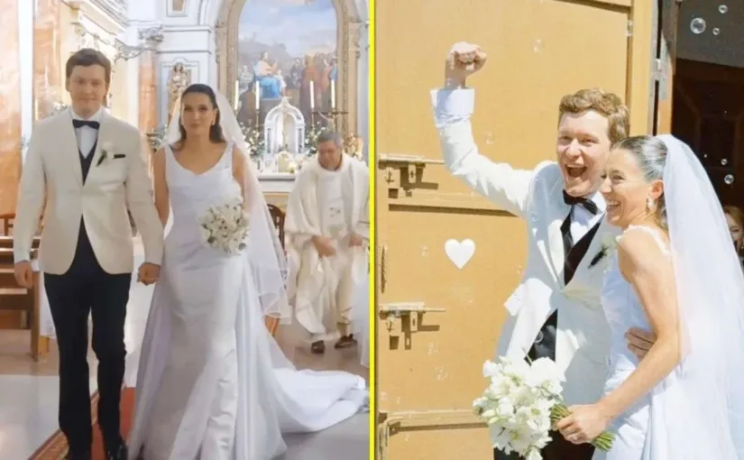 Darynka y Mariano celebran su amor en un emotivo matrimonio lleno de sorpresas.