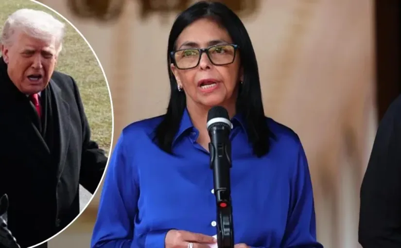 Delcy Rodríguez anuncia desbloqueo de activos para mejorar la salud en Venezuela.