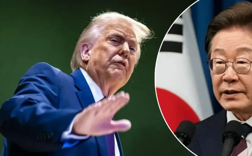 Trump eleva aranceles del 15% al 25% a productos surcoreanos por incumplimiento comercial.