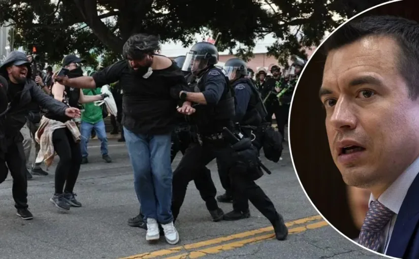 Ecuador protesta a EE. UU. por intento de ingreso no autorizado en su consulado.