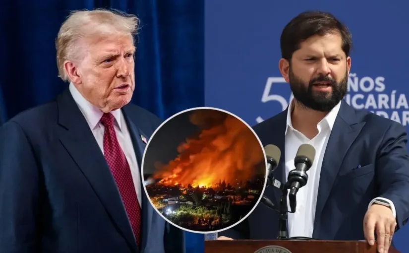 Estados Unidos se une a Chile en la lucha contra incendios forestales con donación y apoyo en regiones afectadas