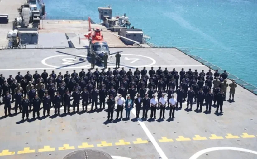 Boric destaca importancia de la construcción naval en zarpe del Buque Sargento Aldea hacia la Antártica y futuro de Chile