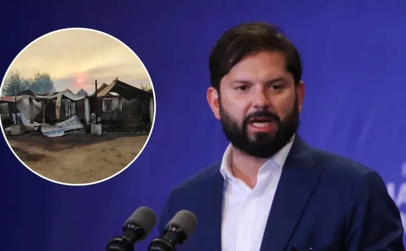 Presidente Boric asegura entrega inmediata de viviendas de emergencia en Ñuble tras devastadores incendios forestales en la región