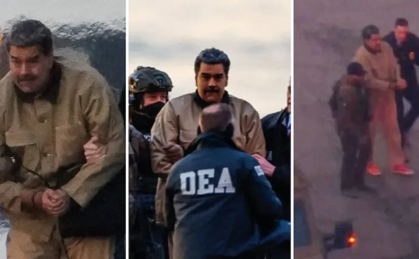 Maduro llega a tribunal en NY