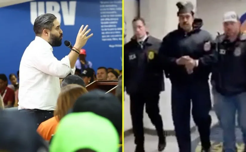 Nicolás Maduro Guerra defiende a su padre tras su arresto en EE.UU. y denuncia agresión.