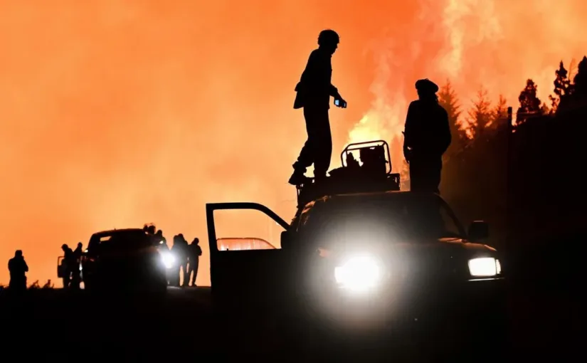 Incendio en la Patagonia argentina consume casi 12 mil hectáreas y afecta a comunidades locales en Chubut