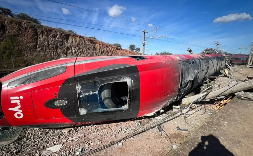 Tragedia en el sur de España: 40 muertos y 48 heridos en accidente ferroviario.