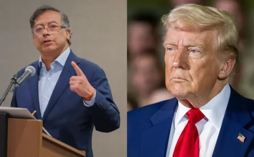 Trump acusa a Petro de 'fabricar cocaína'; Petro defiende su política de cultivos.