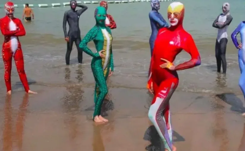 Facekini: la prenda que protege del sol y refleja la obsesión cultural por la piel blanca en Asia