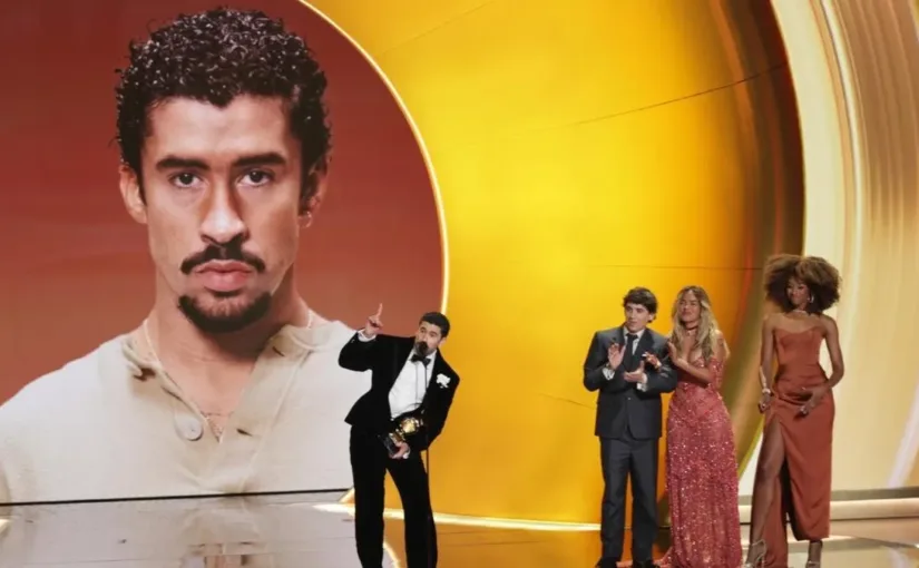 Bad Bunny hace historia al ganar el Grammy a mejor álbum del año con su emotivo disco en español