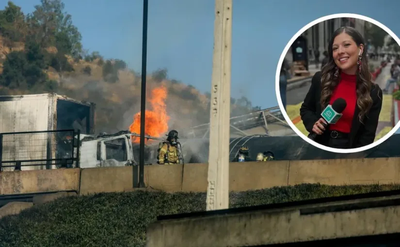 Explosión de camión en Renca deja heridos y fallecidos: pareja de periodista de Mega estuvo en el lugar del accidente
