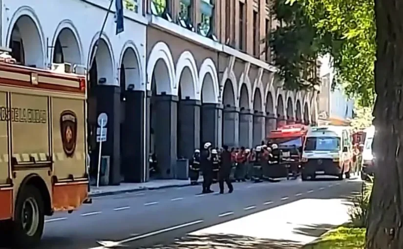 Explosión en la Escuela de Gendarmería de Buenos Aires deja al menos dos heridos.