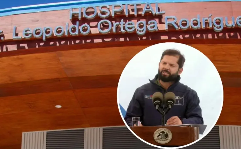 El presidente Boric inaugura el Hospital Dr. Leopoldo Ortega en Chile Chico.