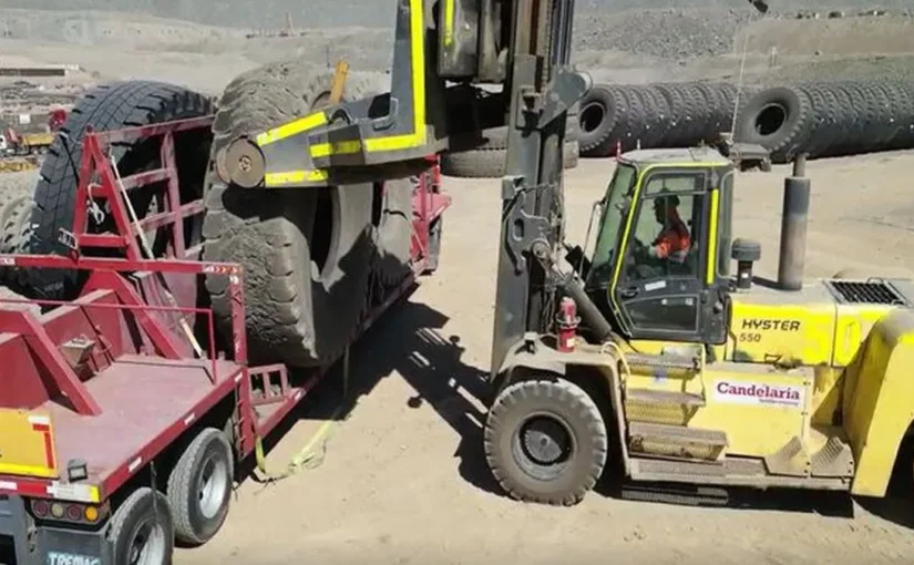 Lundin Mining avanza en economía circular al procesar neumáticos fuera de uso.