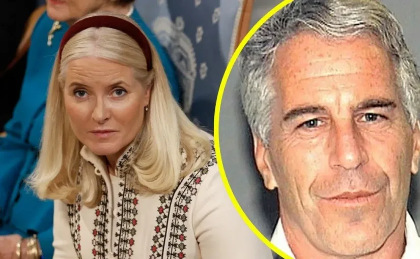 La princesa Mette-Marit en el centro de un escándalo por su amistad con Epstein.