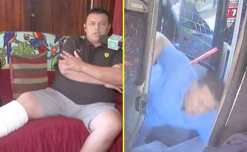 Conductor de locomoción colectiva atropellado tras competencia por pasajeros en Quilpué.