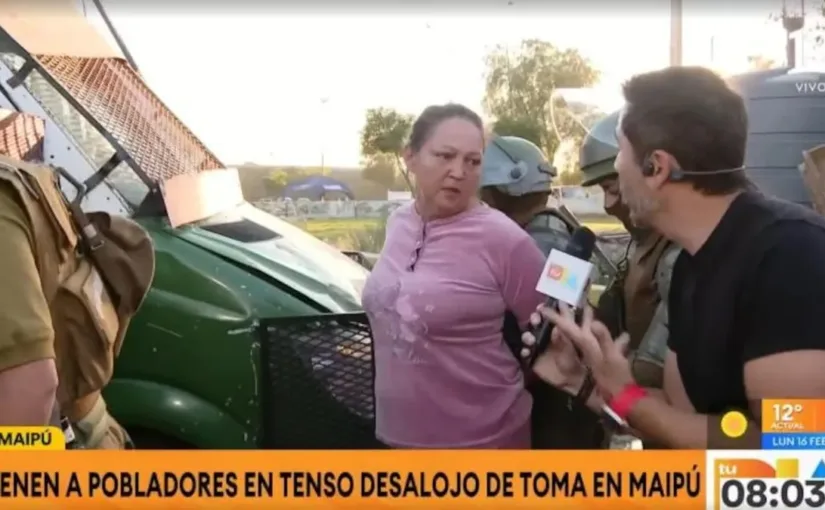 Desalojo en Santa Marta